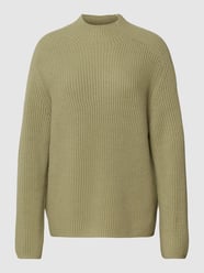 Strickpullover in Ripp-Optik von comma Casual Identity Grün - 8