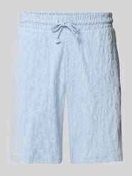 Szorty z frotté, krój regular fit od HUGO Blue - 10