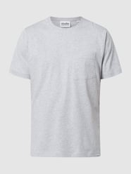 T-Shirt mit Brusttasche  von Seidensticker Studio Grau / Schwarz - 37
