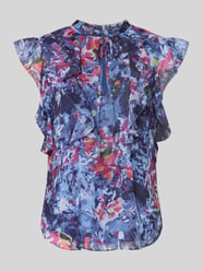 Bluzka o kroju regular fit z falbanami model ‘PERLETTE’ od Lauren Ralph Lauren - 16