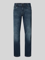 Jeansy o prostym kroju z wyhaftowanym logo model „Commander” od PME Legend - 5