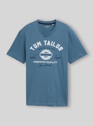 męski t-shirt o kroju regular fit z czystej bawełny od Tom Tailor - 6