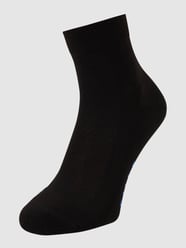 Sokken met gevoerde zool, model 'Cool Kick' van Falke Zwart - 7