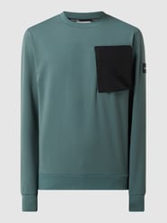 Sweatshirt mit Brusttasche  von CK Calvin Klein Grün - 46