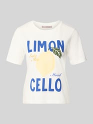 T-shirt met motiefprint en ronde hals van Christian Berg Woman Selection - 6
