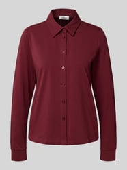 Regular fit overhemdblouse van katoenmix van s.Oliver RED LABEL Bordeaux - 3