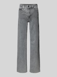 Wide leg jeans in 5-pocketmodel, model 'Dream Wide Authentic' van MAC Grijs / zwart - 6