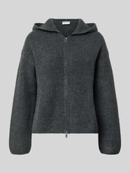 Kurtka z dzianiny z zamkiem błyskawicznym dwustronnym i kapturem od Jake*s Casual - 7