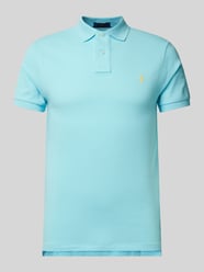 Poloshirt mit Label-Stitching von Polo Ralph Lauren Türkis - 29