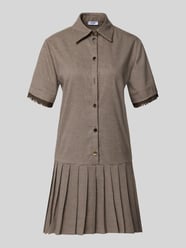 Minikleid mit Knopfleiste Modell 'ABITO TINTO FILO' von Liu Jo White - 10