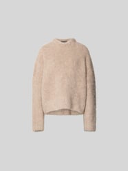 Sweatshirt mit Stehkragen von black palms Beige - 33