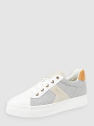 Sneakers van leer, model 'Avona' van Gant Grijs - 5