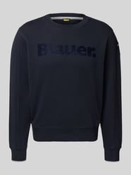 Sweatshirt met labelprint, model 'Crosby' van Blauer Usa - 44