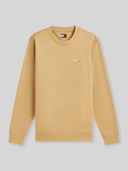 Regular Fit sweatshirt met kleine logo-opschrift van Tommy Jeans Beige - 5