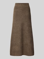 Strickrock in A-Linie Modell 'KACHEL' von VILA Beige - 44