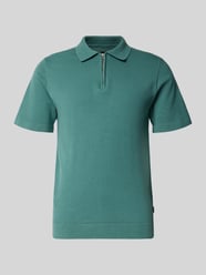 Regular Fit Poloshirt mit Reißverschluss Modell 'MILANO' von JACK & JONES Premium - 40