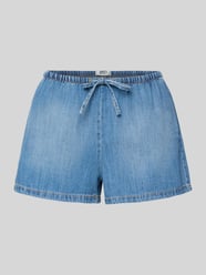 Wide leg korte jeans van mix van katoen en lyocell model 'ARIA' van ONLY - 17