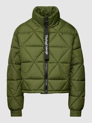 Steppjacke mit Stehkragen Modell 'CARLA' von TheJoggConcept Grün - 21