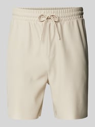 Regular Fit Shorts mit Strukturmuster Modell 'DRUM LIFE' von Only & Sons Beige - 3