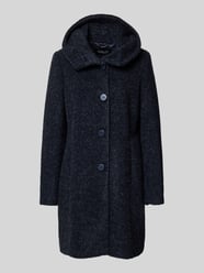 Lange jas met capuchon en knoopsluiting, model 'STELLA' van Milo Coats - 8