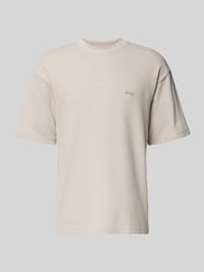 T-shirt o kroju regular fit z mieszanki bawełny Model 'TE_HIVE' od BOSS Orange - 30