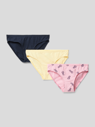 Slip met elastische band in een set van 3 stuks van Schiesser Roze - 12