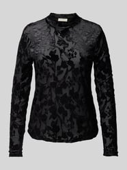 Longsleeve mit Rundhalsausschnitt Modell 'ISKA' von FREE/QUENT Schwarz - 45