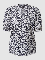 Blusenshirt mit Allover-Muster  von Esprit Collection Blau - 35