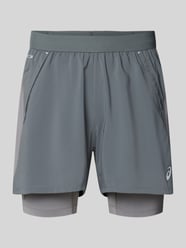 Regular fit short met geïntegreerde tights model 'Road' van ASICS TIGER - 7