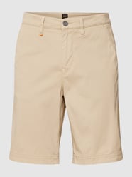 Bermudas mit feinem Muster Modell 'Taber' von BOSS Orange Beige - 24