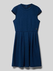 Kleid  mit Label-Applikation Modell 'SKATER' von Guess Blau - 44