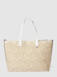 Shopper mit Logo-Muster von Tommy Hilfiger Beige - 21