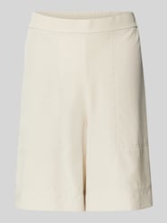 Wide Fit Bermudas mit elastischem Bund von Marc O'Polo Beige - 3
