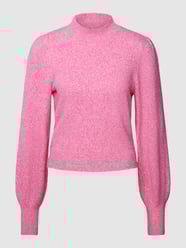 Pullover in Melange-Optik mit Puffärmeln Modell 'DOFFY' von Vero Moda Pink - 28