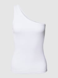 Top met one shoulder-band, model 'Drew' van Gestuz Wit - 26