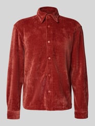 Regular Fit Freizeithemd in Cord-Optik von JAKE*S STUDIO MEN - 48