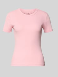 Slim Fit T-Shirt aus Bio-Baumwoll-Mix Modell 'VAL LIFE' von ONLY Pink - 43