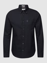 Vrijetijdsoverhemd met button-downkraag, model ‘SIGNATURE GOTS’ van Ben Sherman Grijs / zwart - 7