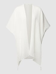 Poncho mit Strukturmuster von s.Oliver RED LABEL Weiß - 42