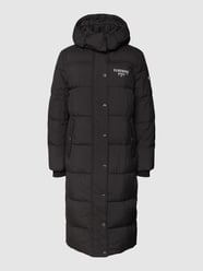Steppmantel mit Label-Print von Tommy Jeans Schwarz - 24