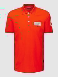 Koszulka polo z detalami z logo model ‘AMUNDSEN’ od Napapijri Czerwony - 38