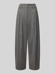 Regular Fit Weite Hose mit Viskose-Woll-Anteil Modell 'MAYLA 6/8' von Raffaello Rossi - 38