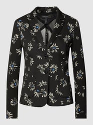 Blazer mit floralem Allover-Muster von Marc Cain Schwarz - 8