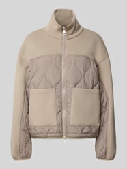 Jacke mit Steppnähten und Zweiwege-Reißverschluss von White Label Beige - 31
