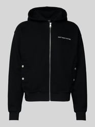 Sweatjacke mit Kapuze und Logo-Print Modell 'Baelen' von Don´t Waste Culture - 24