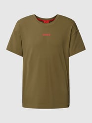 T-Shirt mit Label-Print Modell 'Linked' von HUGO Grün - 43