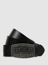 Ledergürtel mit Pinschließe  von Tom Tailor Grau / Schwarz - 21
