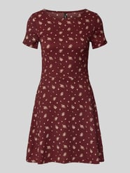 Minikleid mit Allover-Muster Modell '30 BILL' von Only Bordeaux - 42