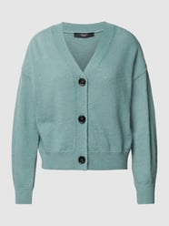 Strickjacke mit überschnittenen Schultern Modell 'OBLIO' von Weekend Max Mara Grün - 25