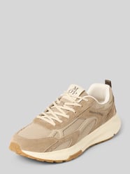 Sneaker aus echtem Rindsleder von Marc O'Polo Beige - 6